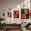 Coloured Blocks Geometric - Print-1772652984-1772652986