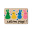 Adorable tapis de sol antidérapant 24 po x 36 po Welcome Peeps Bunny & Chick