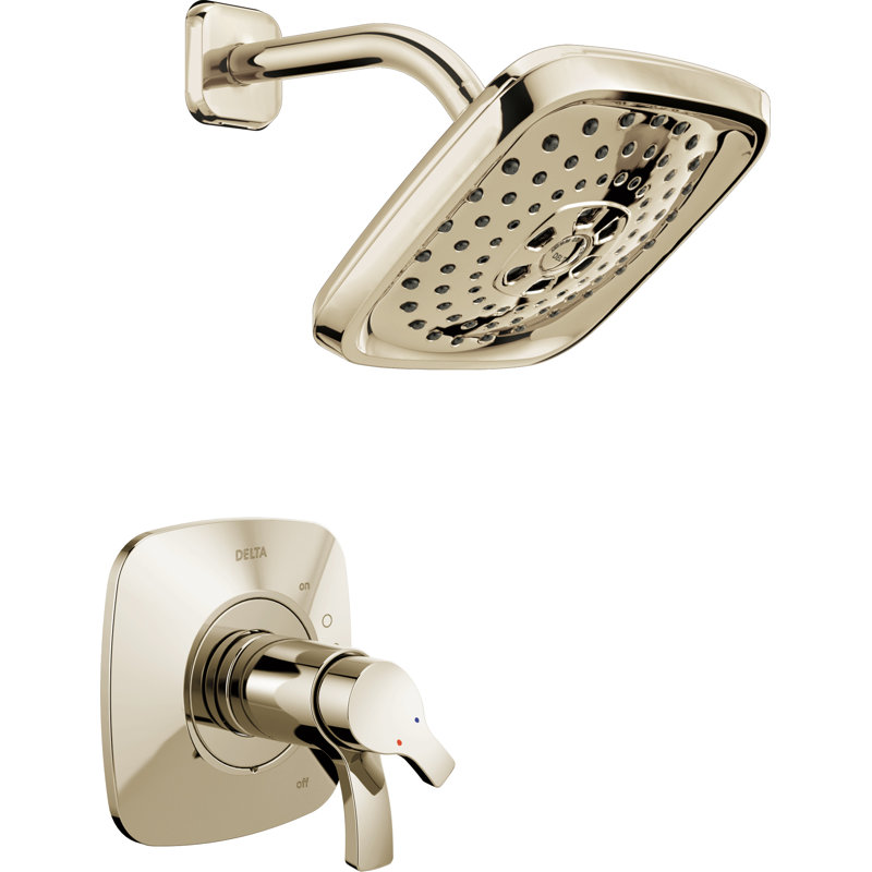 Tesla® Pressure-Balanced Shower Faucet with H2okinetic Technology, Brilliance Polished Nickel