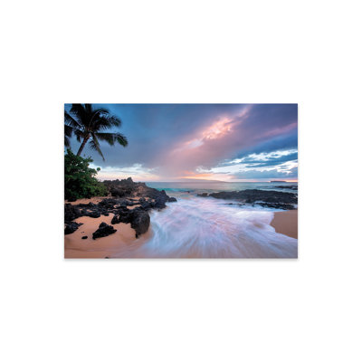 «Sunset Beach On Plastique / Acrylique» par Dennis Frates, peinture
