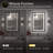 Molly Black Metal Framed LED Front Light and Backlit Anti-Fog Wall Bathroom/ Vanity Mirror-143579542