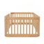 Structure de lit en bois avec clôture-1878898304