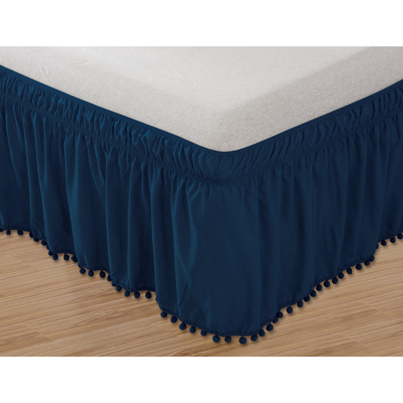 Ruffled Bed Skirt, Cream, Twin