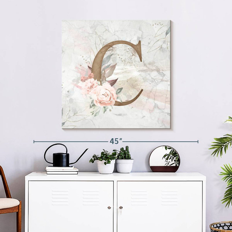 Tergel Floral Letter C