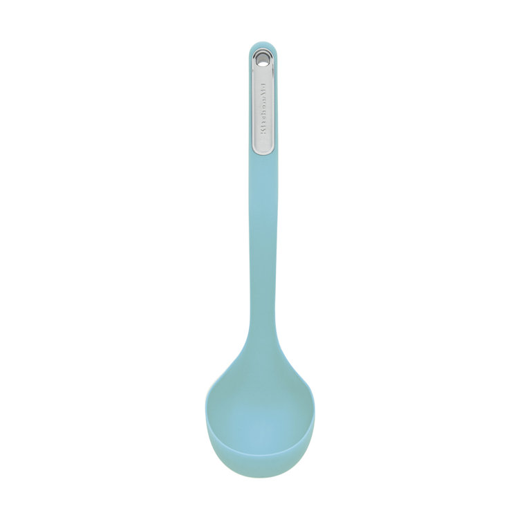NWT KitchenAid 4-Piece Silicone Turner, Spoon, and Ladle Set - Aqua (HAQA)