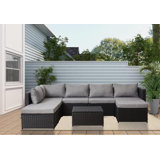 Nivek 7 - Person Outdoor Seating Group with Cushions