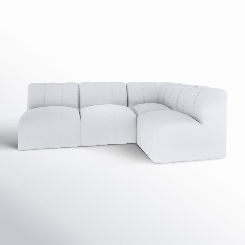 Praia 96" Sunbrella® Outdoor Sofa, Canvas White Sunbrella® Canvas