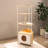 Versatile Corner Cat Tower With Multiple Features For Feline Fun