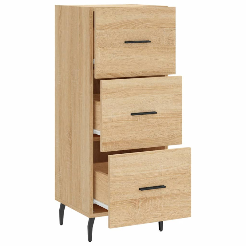 Muhtasim 3 - Drawer Rectangle Accent Chest, Sonoma/Oak