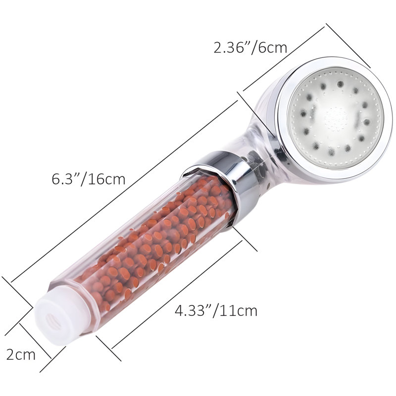 Handheld LED Shower Head With Filter - 7 Color Cycling, Anti-Hair Loss & Dry Skin Relief