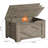 23.6" Wooden Storage Bench with Safety Hinge, Easy-to-Assemble Entryway Chest, Large Toy Organizer for Living Room or Bedroom
