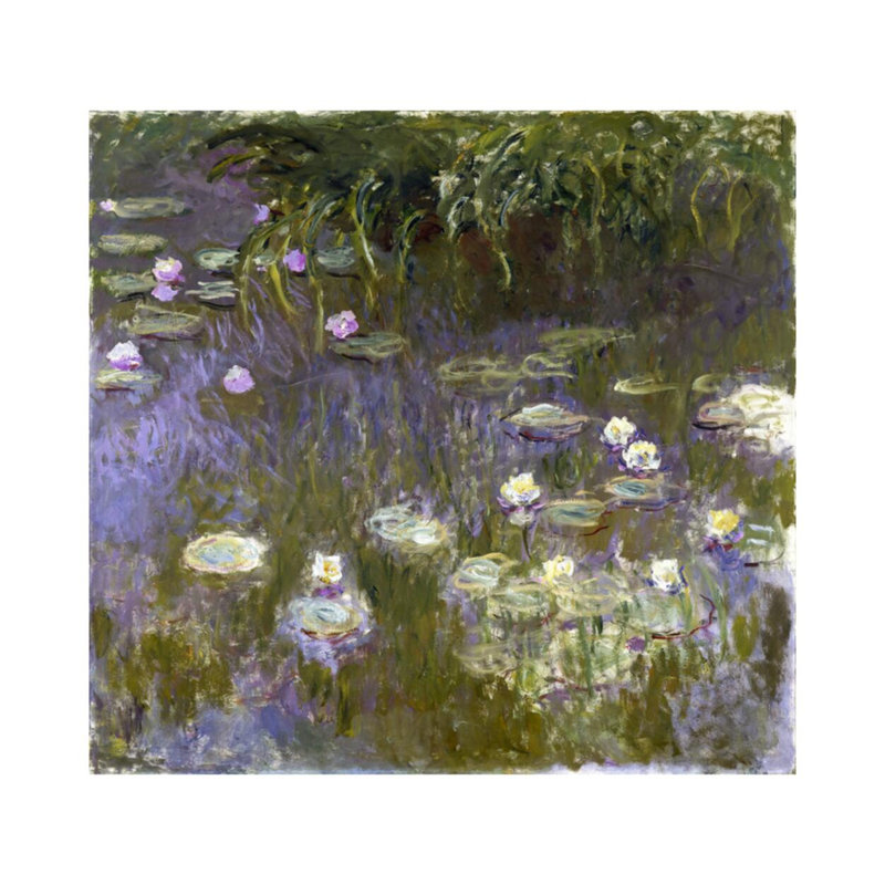 Nymphéas par Claude Monet - Impression giclée, H 32 po x l 40 po