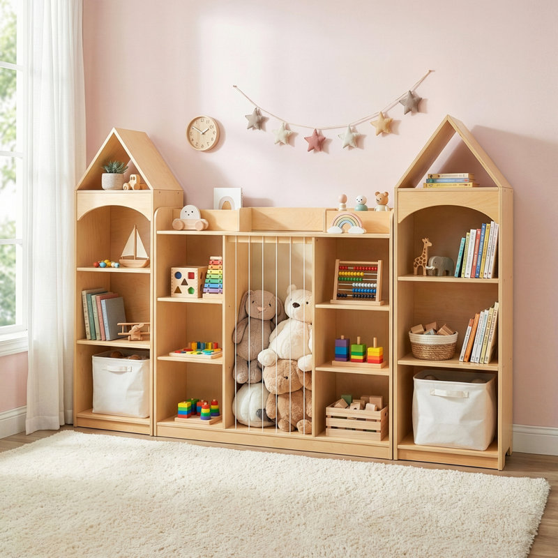 Kids Bookshelf And Toy Storage Organizer