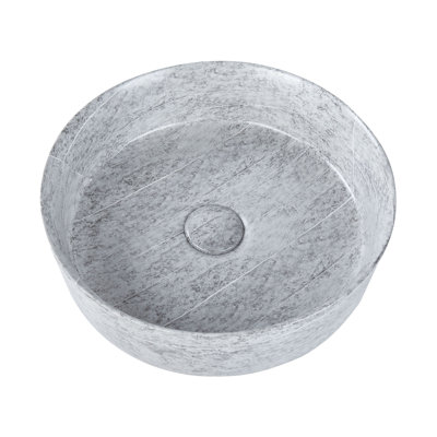 Latitude Run Athar 15 mm L x 15 mm W Ceramic Oval Sink