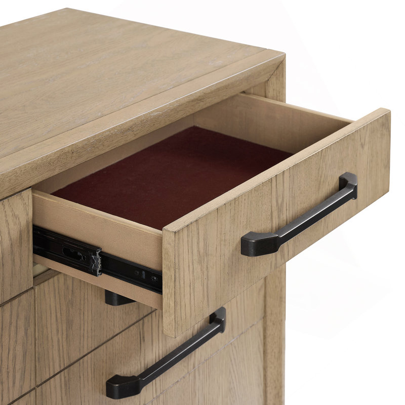 Commode en bois avec 10 tiroirs
