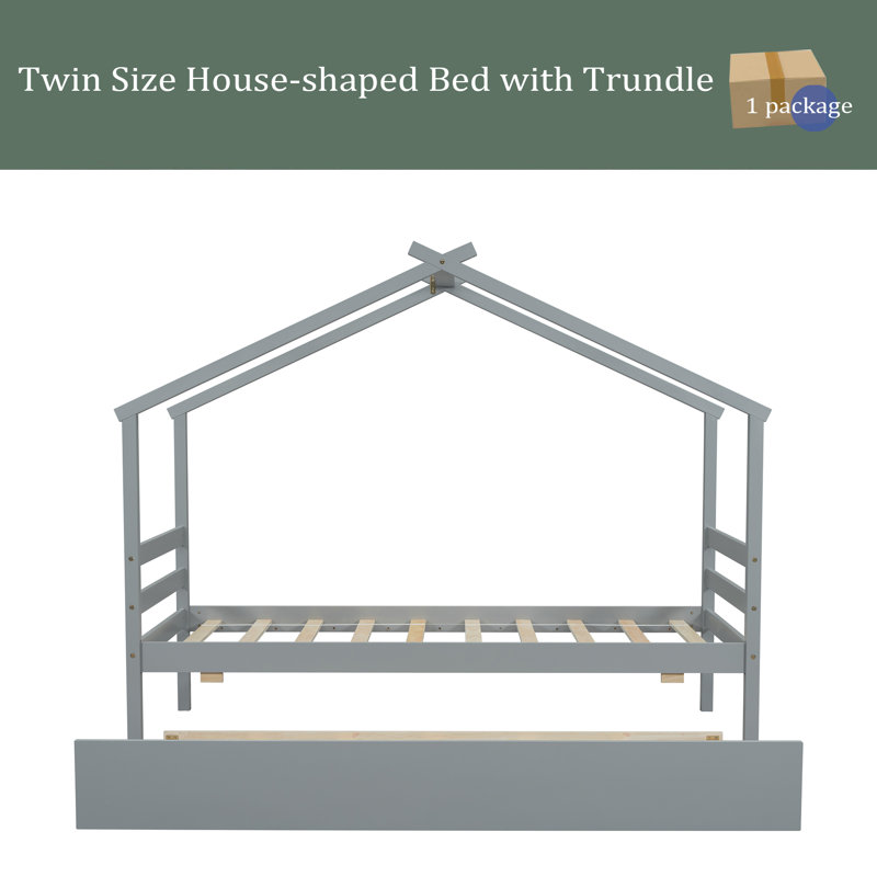 Sonnett Daybed with Trundle, Gray
