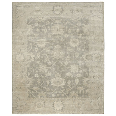 Oushak Hand Knotted Wool Oriental Rug