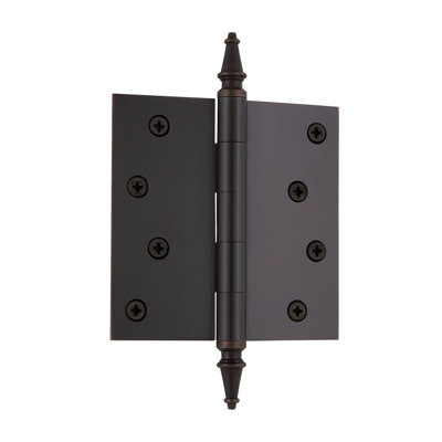4'' x 4'' Brass Butt Bearing Hinge