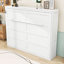 Lit escamotable de style campagne moderne avec panneau de fibres à densité moyenne durable et contreplaqué Luntex-116251355-116251354