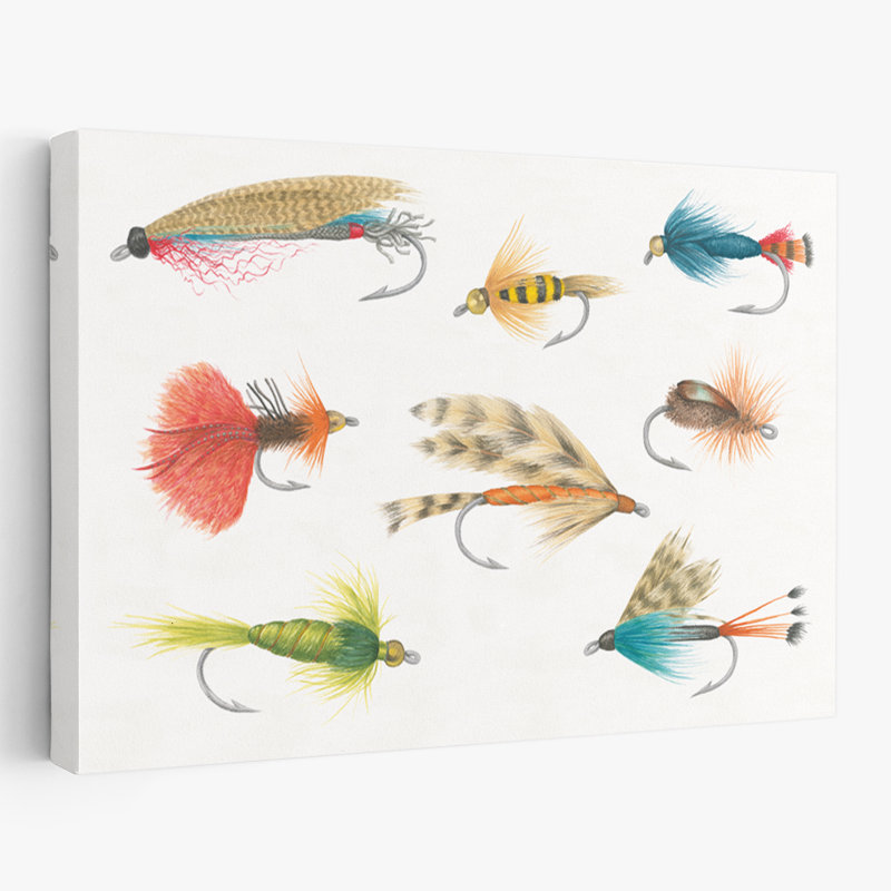 Contemporary Gone Fishin I, H 48 po x l 32 po