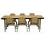 Table rectangulaire d'activités en T avec moulures totales réglables-109512148-109512147-109512140