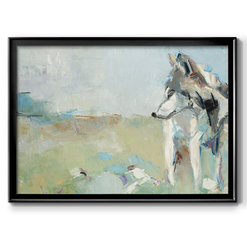 Impression sur toile encadrée, Toile encadrée noire à coins fermés, H 30 po x l 44 po x P 1,5 po