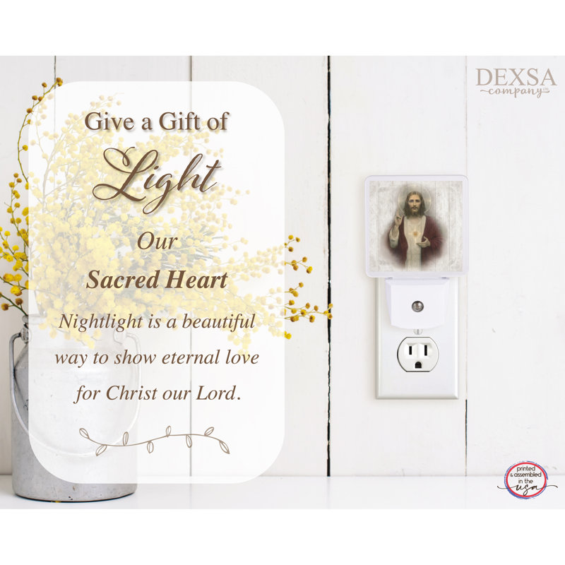 «Sacred Heart Let Your Light Shine Nightlight»