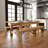 Dejon Rectangular Rustic Solid Pine Folding Dining Table by Flash Furniture-87784578-87785207