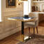 Table bistro moderne et compacte avec base piédestal robuste