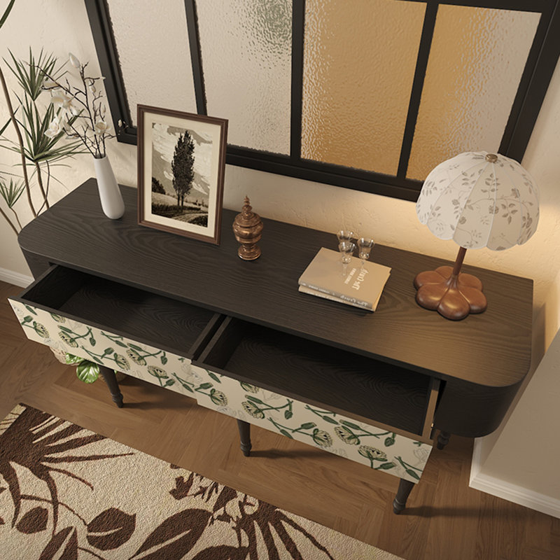 Retro Elegant Console Table, 31.5" H x 62.99" W x 15.75" D