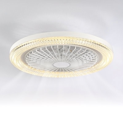Ventilateur de plafond encastré avec lumière DEL et télécommande Kaben