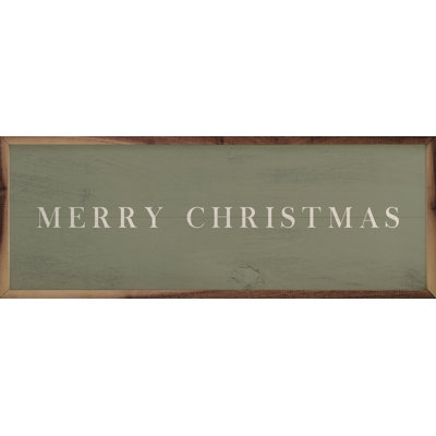 Merry Christmas - machine à écrire verte