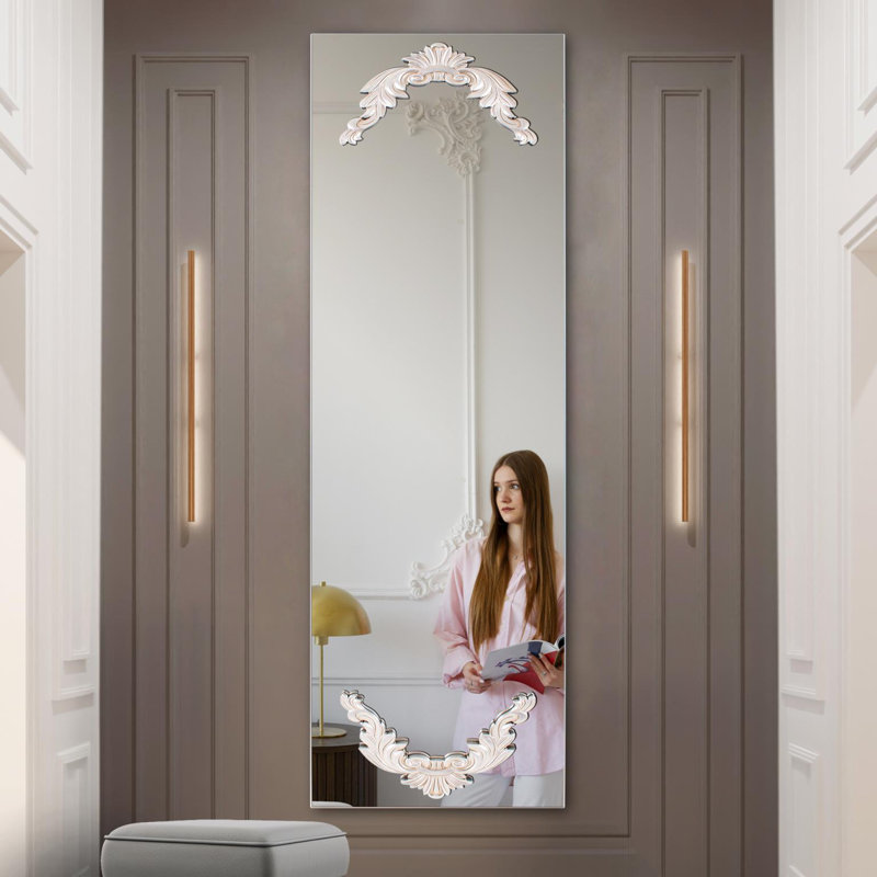 Adelard Rectangle Full Length Mirror, Silver