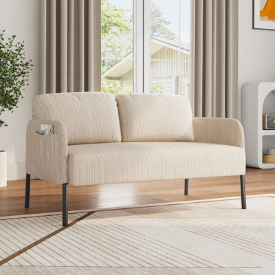 Shanesse 2 Seater Corduroy Loveseat