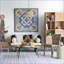 Table basse ovale en bois d'acacia avec cadre en fer pour le salon, design intemporel polyvalent, 39 x 26 x 16 pouces