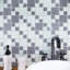 Carrelage mural carré en mosaïque Versailles 11,75 po x 11,75 po Breeze