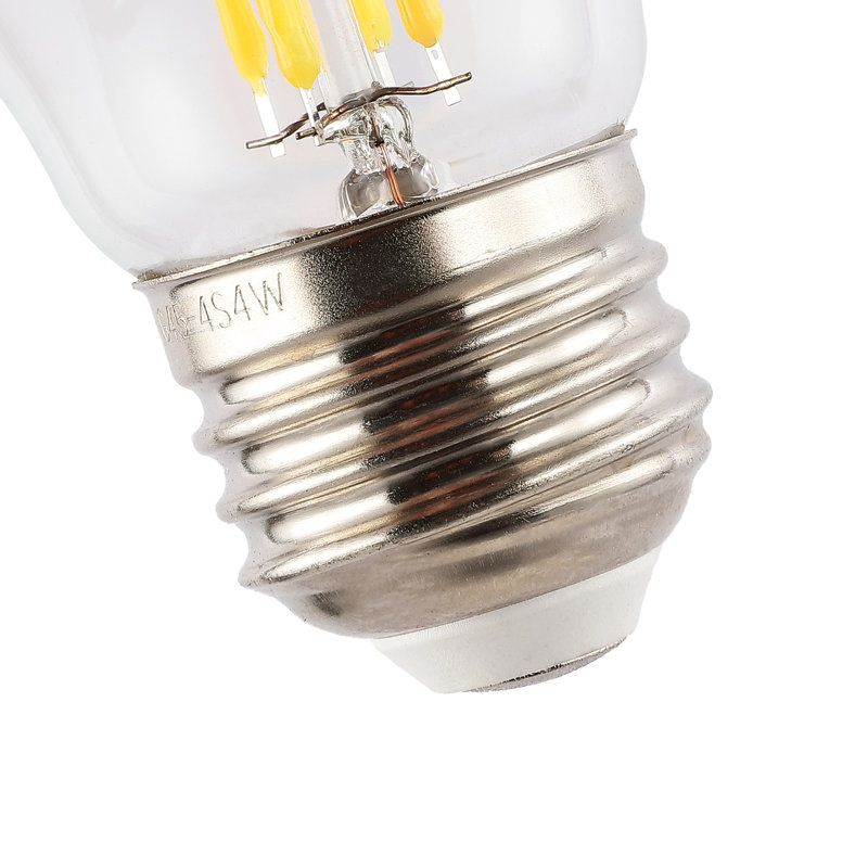 4 Watt, G45 LED, Non-Dimmable Light Bulb, Warm White (2700K) E26/Medium (Standard) Base