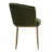 Margretha 19'' H Tufted Upholstered Metal Armchair - Green-1469235406