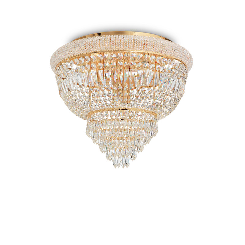 Ansel Flush Mount, Brass