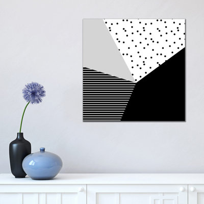 Geometry Blocks X by Mareike Böhmer - Wrapped Canvas Print