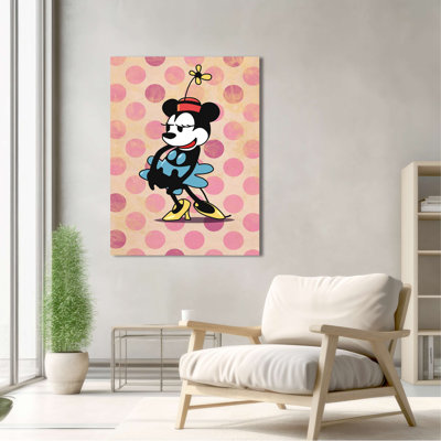Wrapped Canvas Print: Eric Chestier, Polka Dot Minnie 