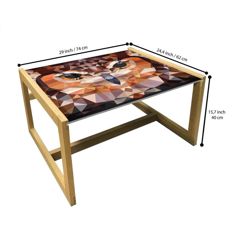 Jamikka Sled Coffee Table, 40cm H x 74cm W x 62cm D