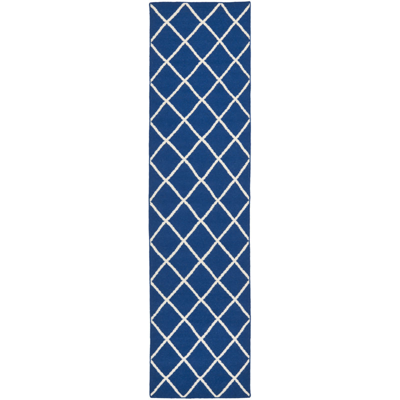 Telluride Geometric Wool Hand Woven Area Rug, Runner 76 x 244 cm