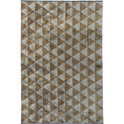 Tapis gris / brun Rapture