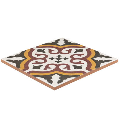 Tradition 8" x 8" Ceramic Spanish Wall & Floor Tile