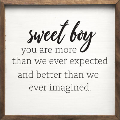 Sweet Boy White