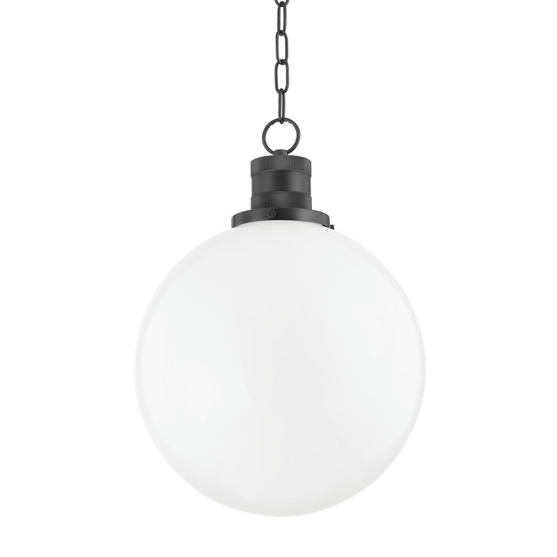 Luminaire suspendu BEVERLY par Zio & Sons, H 19,5 po x l 14 po x P 14 po, Bronze vieilli
