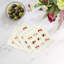 Sushi Town Hemstitch Cocktail 6" Linen/Cotton Napkin