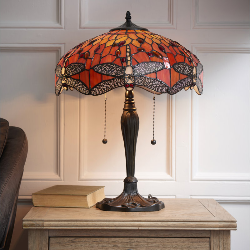 Paturi Metal Table Lamp, Red