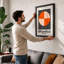 Bauhaus Circle Geometric - Framed Print-1938548334-1938548336